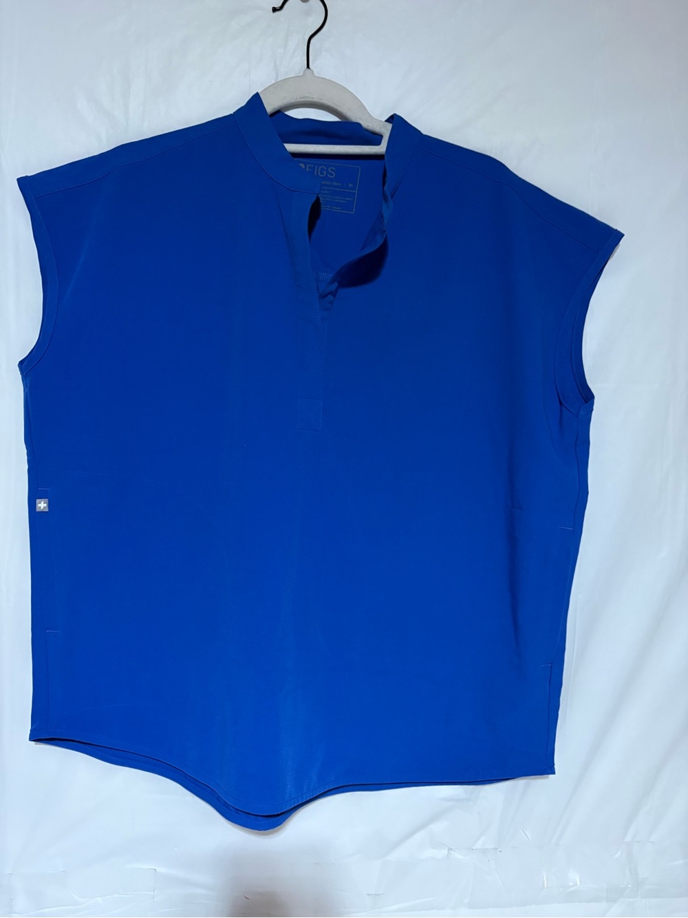 FIGS Cobalt Blue Sleeveless Tunic Top